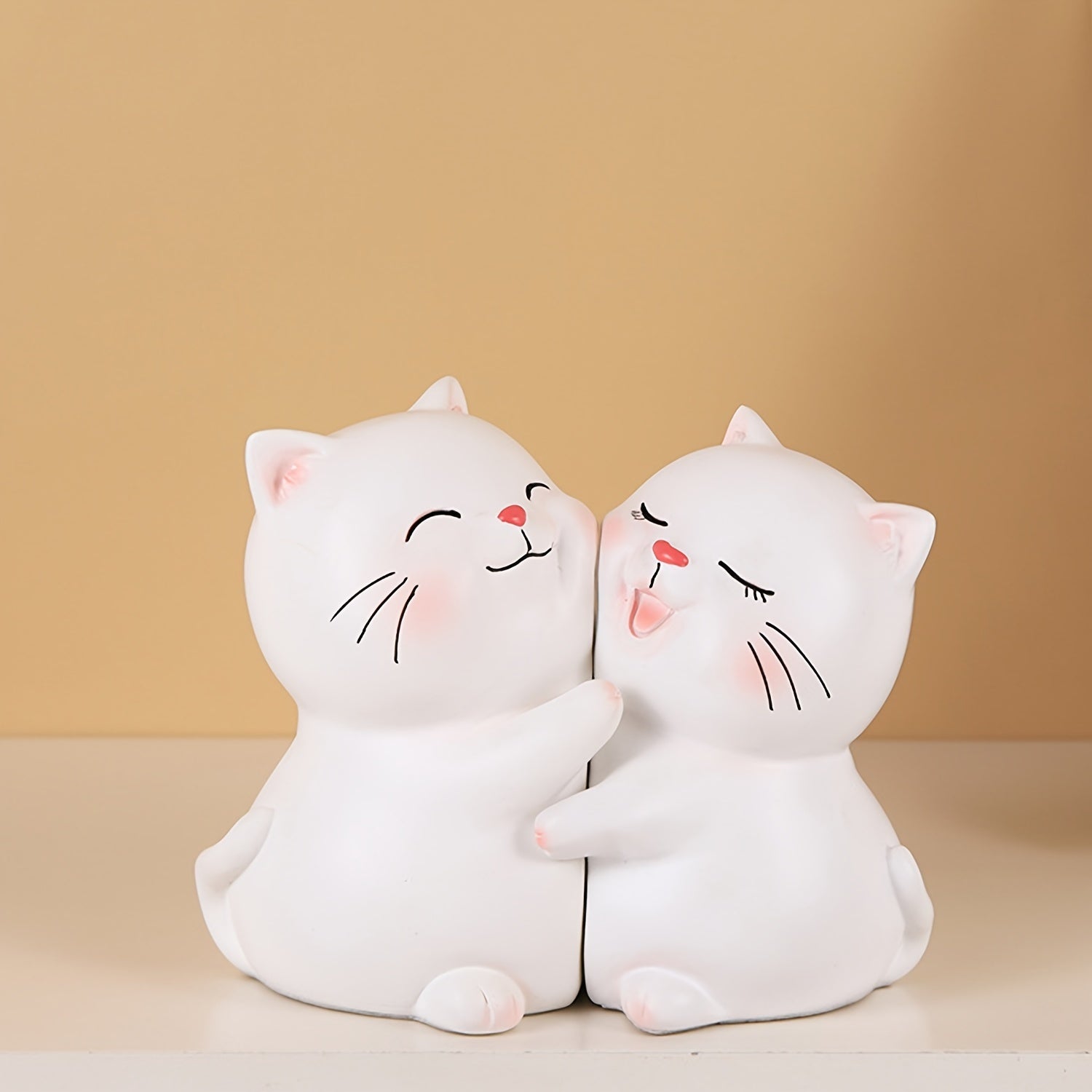 LoveCats - Romantic Resin Bookends