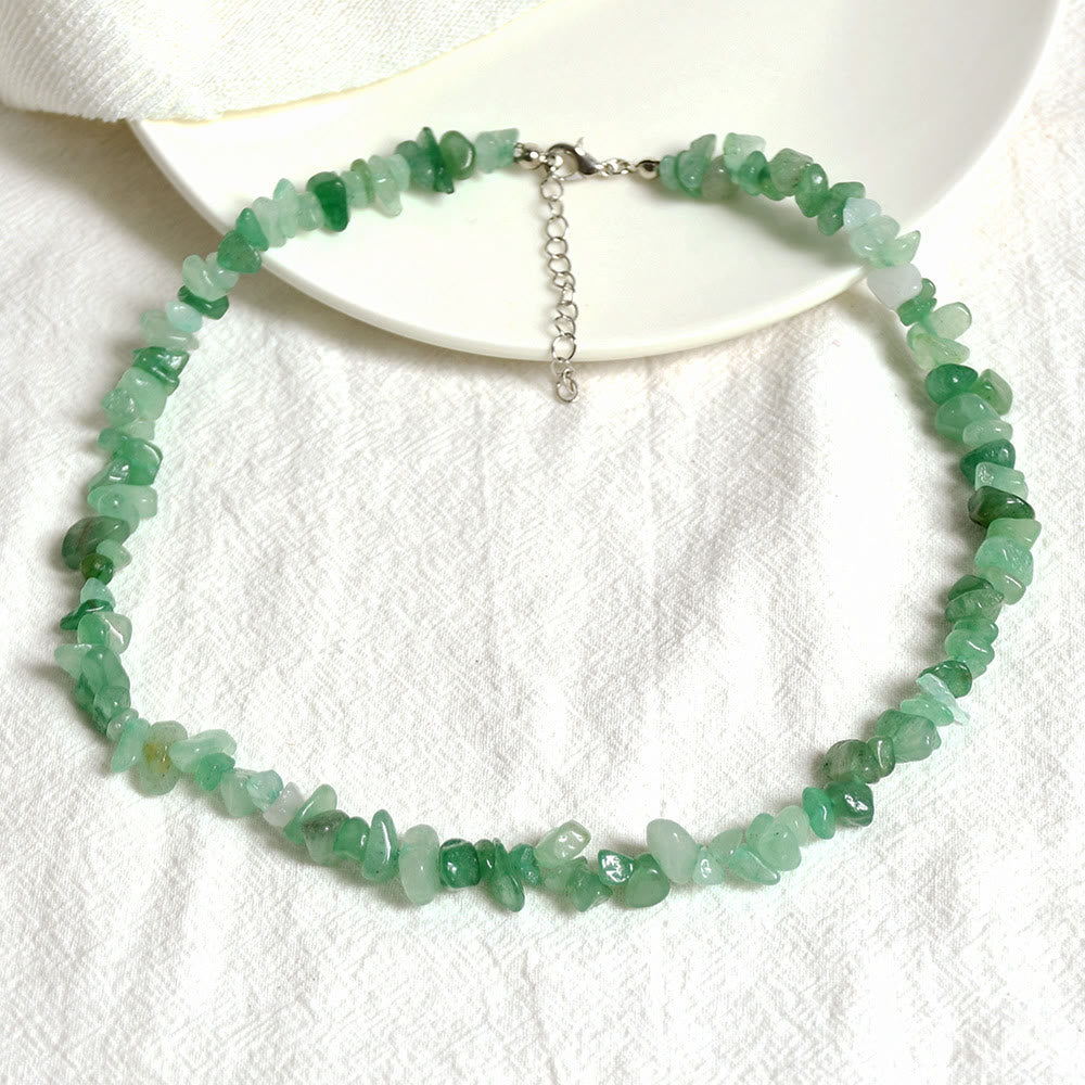 Elegant Polished Crystal Necklace - Lina