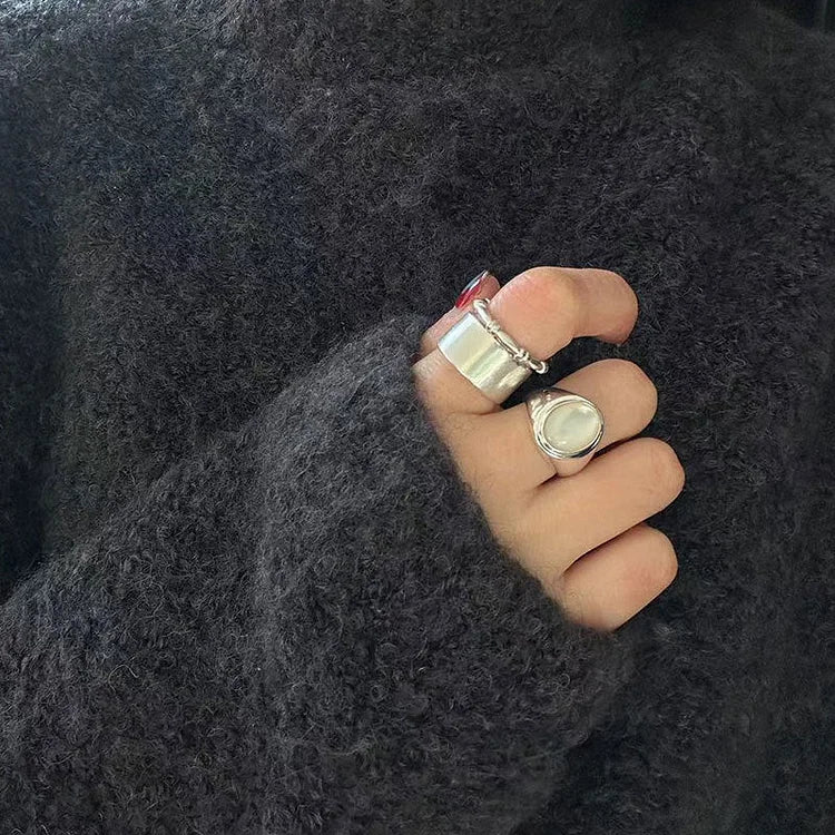 Isla Pinctada Albina Ring in Sterling Silver