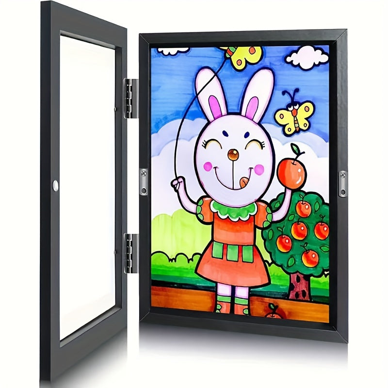 KidArtFrame – Cartoon Kinder Photo Frame with Wooden Frame