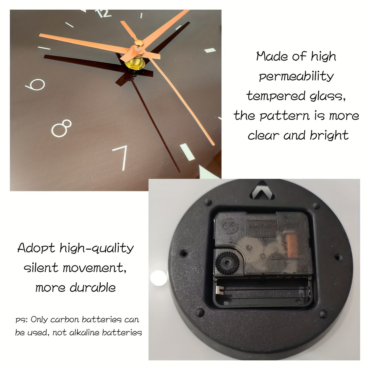 FloralTime Clock - Elegant Wall Clock with Flowers