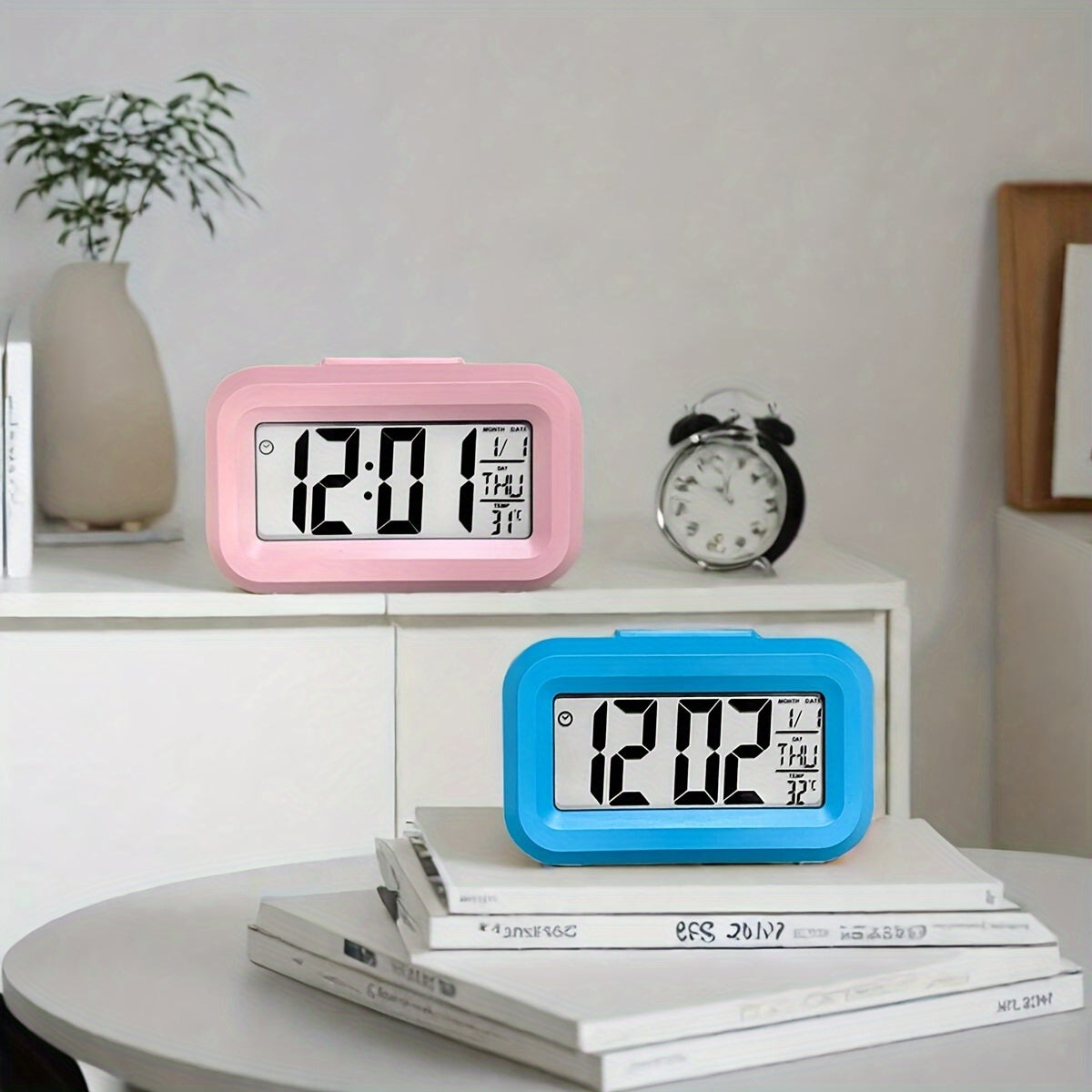 GlowClock - Stylish Digital Alarm Clock with Lighting