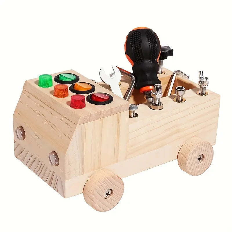 Montessori Busy Board - Learn and Play with LEDs