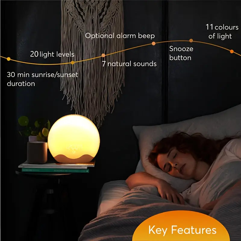 SunGlow - Sunrise Alarm Clock with Mood Lighting