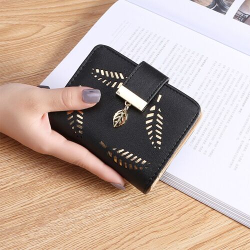GoldenLeaf – Luxury Leather Wallet with Leaves