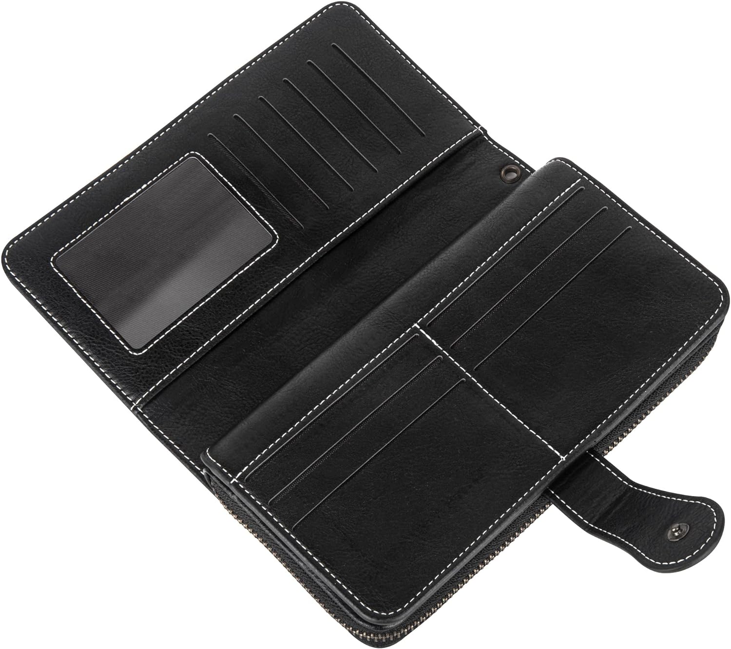 LeatherMax - Stylish Leather Wallet with Wristband