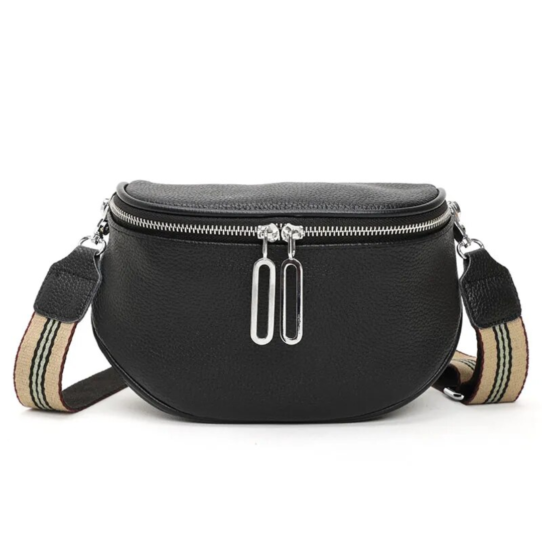 Lucy Leather Bag – Trendy and Cute Leather Saddle Bag