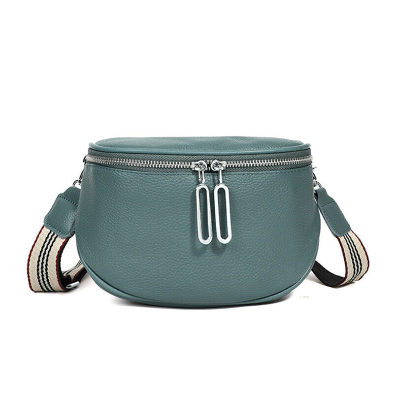 Lucy Leather Bag – Trendy and Cute Leather Saddle Bag
