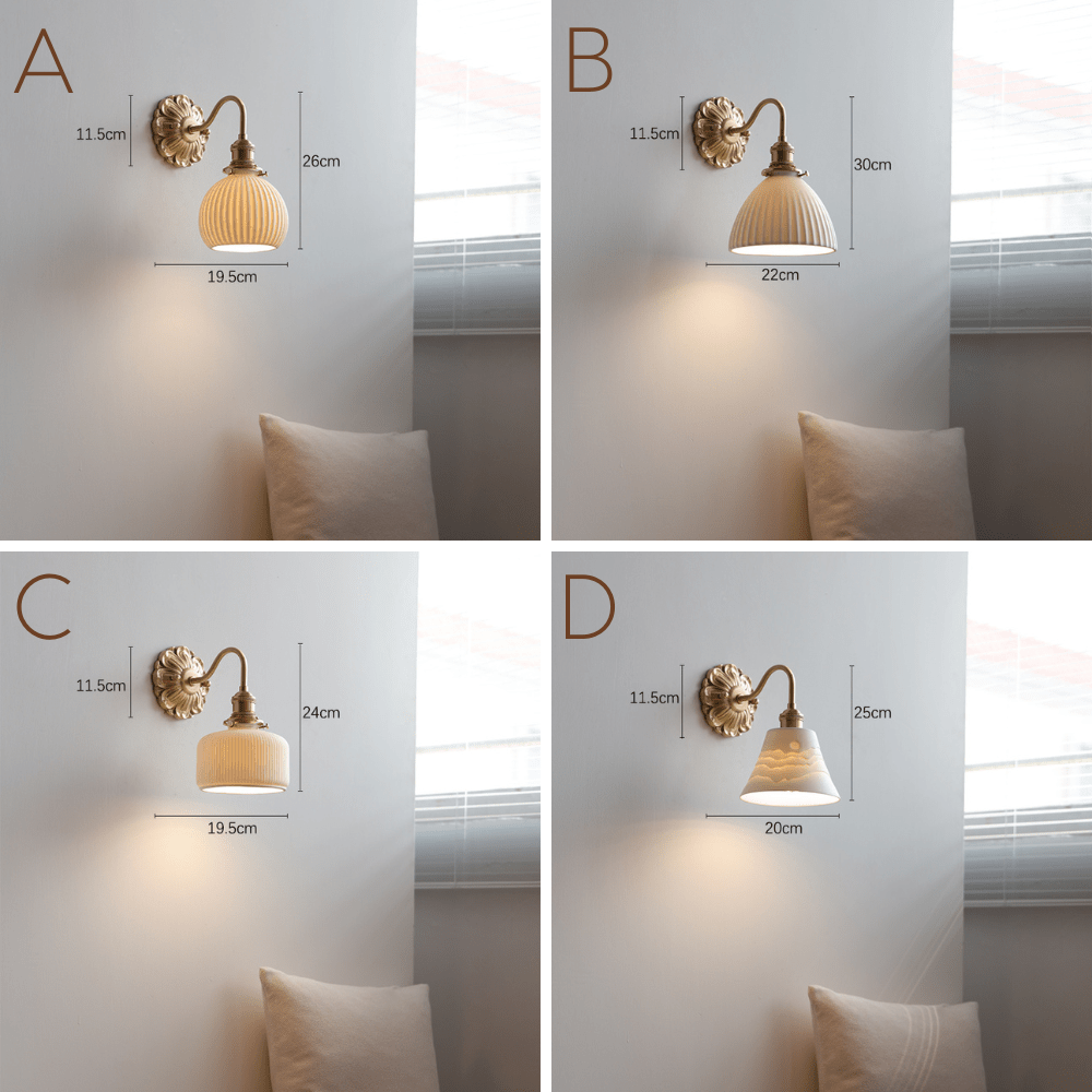 Timeless Elegance - Luxurious Brass Wall Lamp for Stylish Interiors