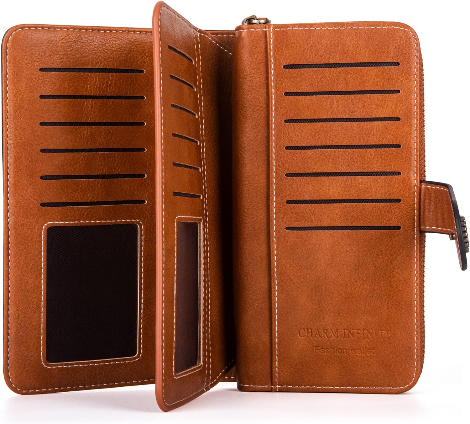 LeatherMax - Stylish Leather Wallet with Wristband