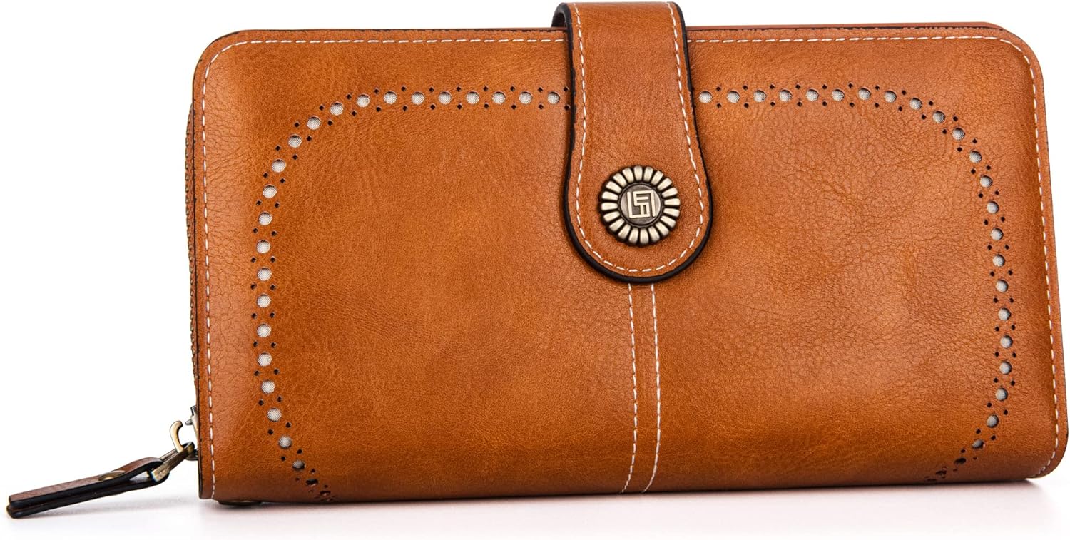 LeatherMax - Stylish Leather Wallet with Wristband