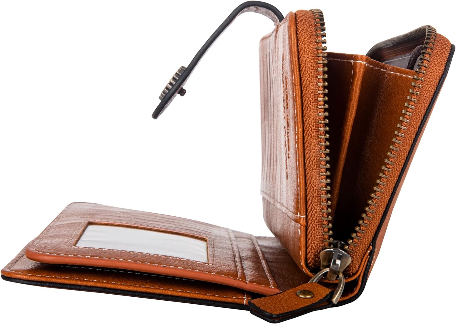 LeatherMax - Stylish Leather Wallet with Wristband