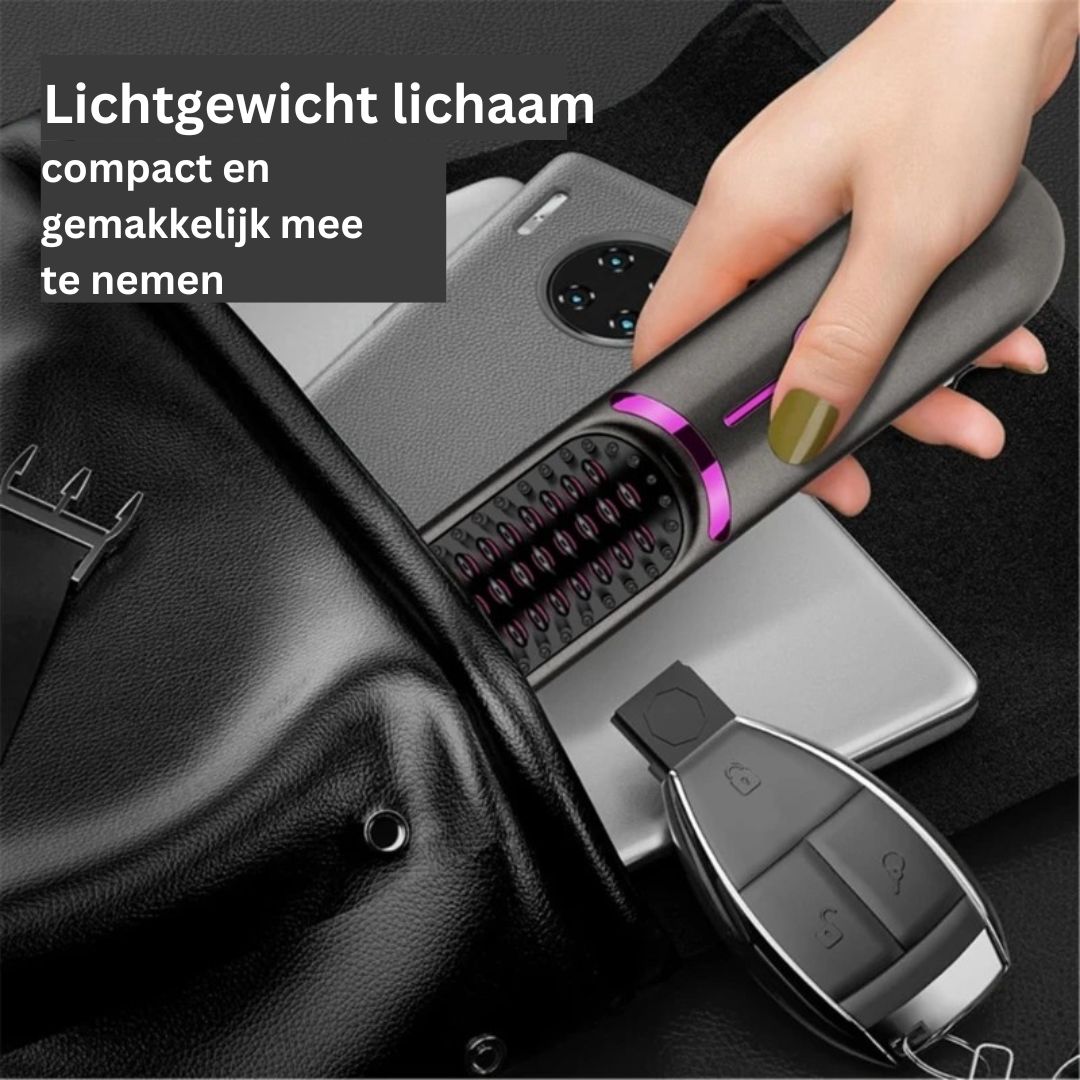 SleekStyle Brush - Professional 3-in-1 Heat Brush