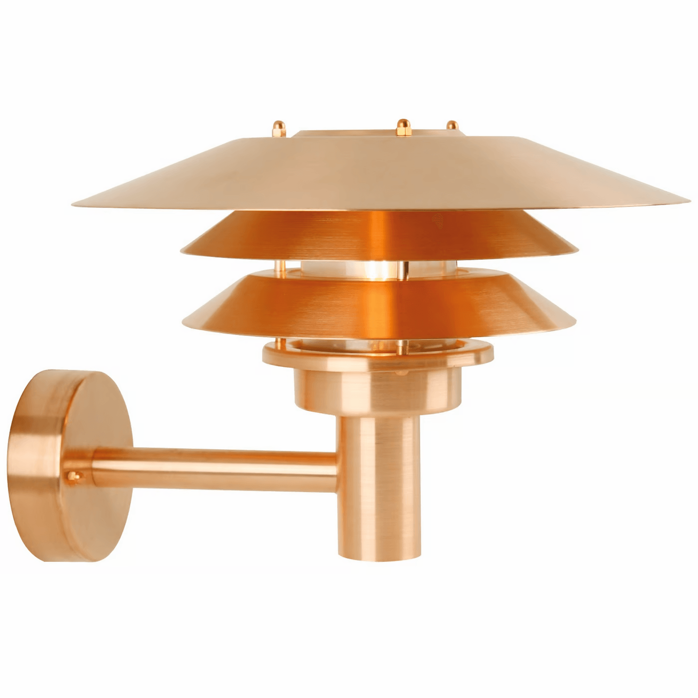 VenoLight Outdoor Lamp – Copper E27 Wall Lamp with Glass