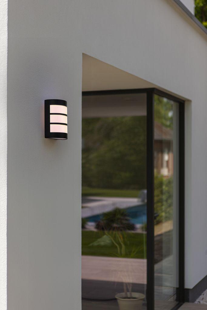 Nila Outdoor Lamp – Grey E27 Wall Lamp for the Door