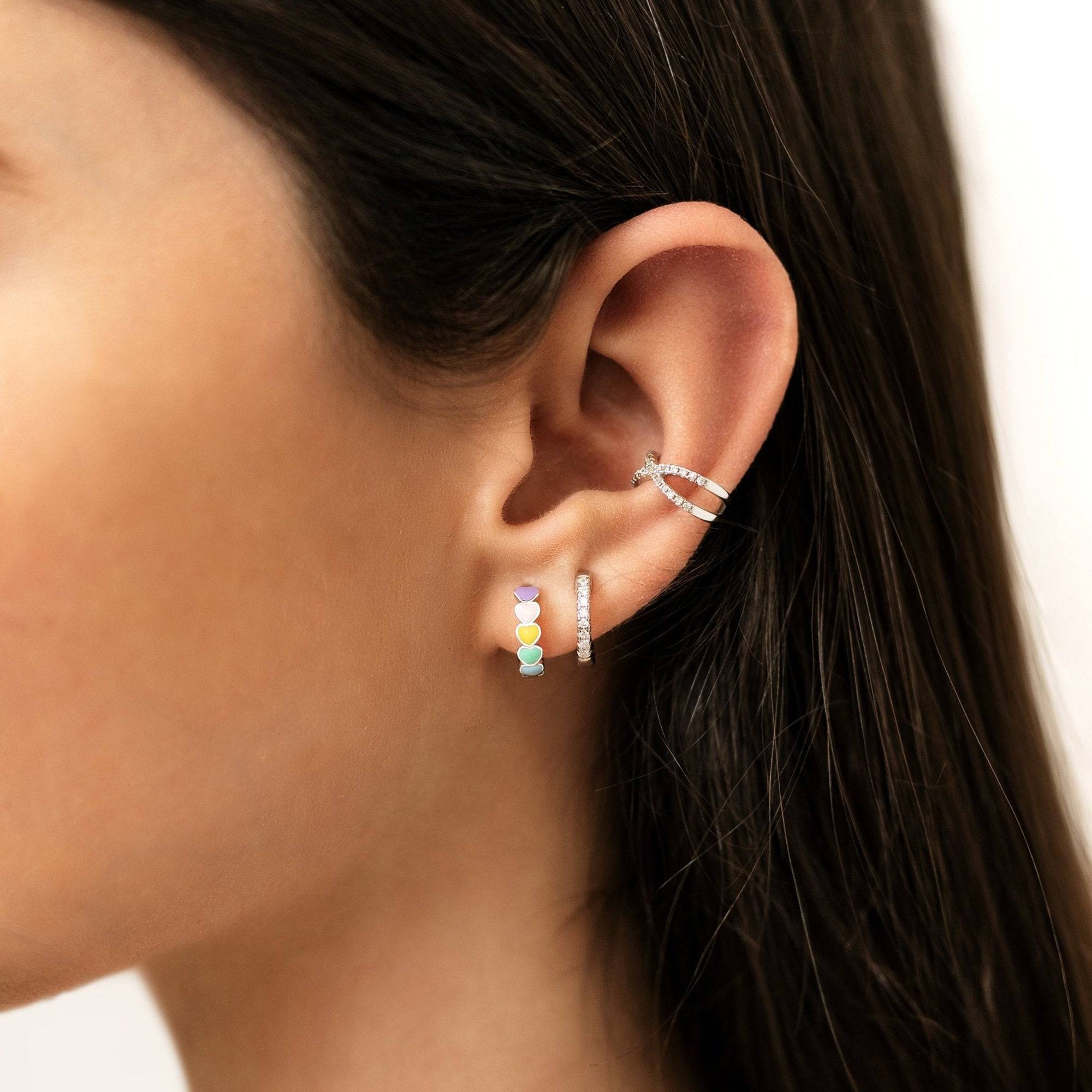 Celestina's enchanting rainbow earrings