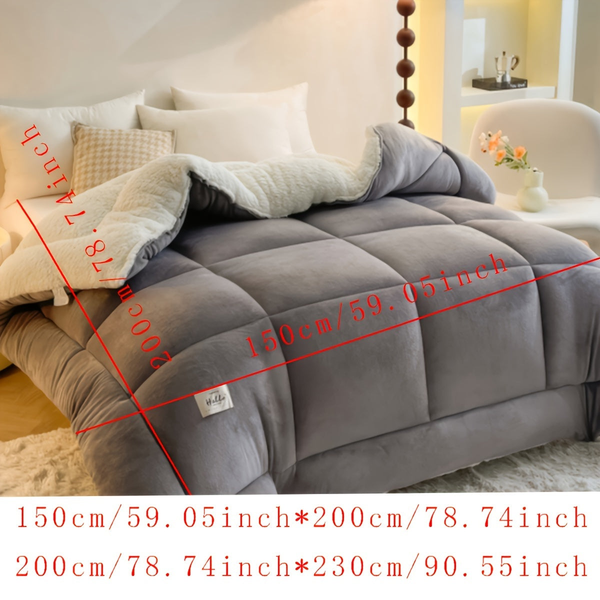 Stylish Cabin Sherpa Fleece Blanket – Ultimate Comfort & Warmth