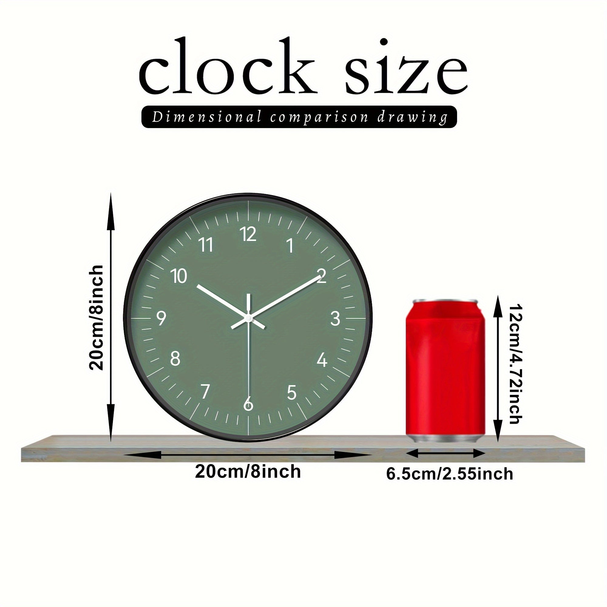FantasyTime Clock – Elegant Silent Wall Clock 20 cm