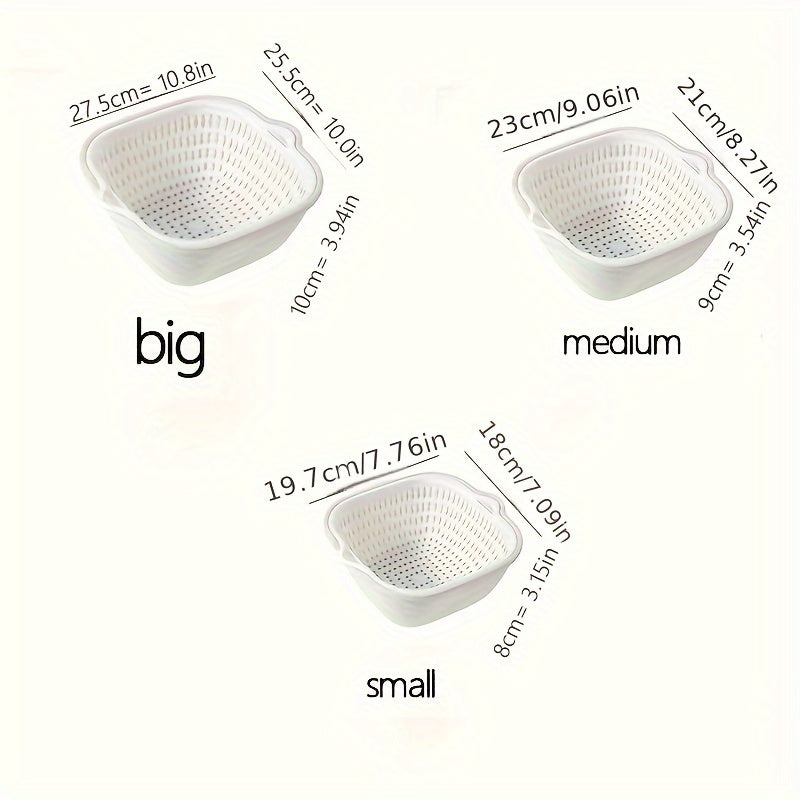 Jamera - Luxe Double Layer Drain Strainer Set of 3
