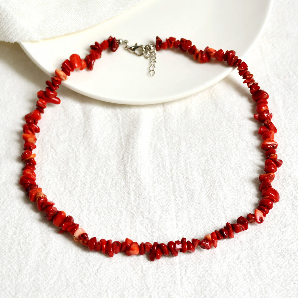 Elegant Polished Crystal Necklace - Lina