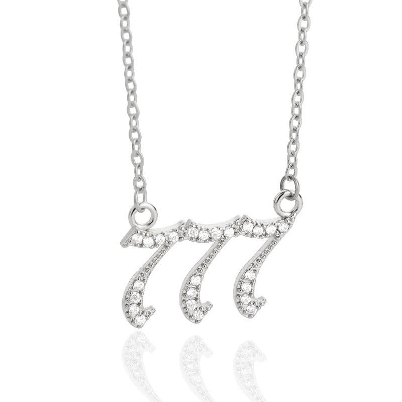 Seraphina Zirconia Angel Number Necklace - A Symbolism of Protection and Love