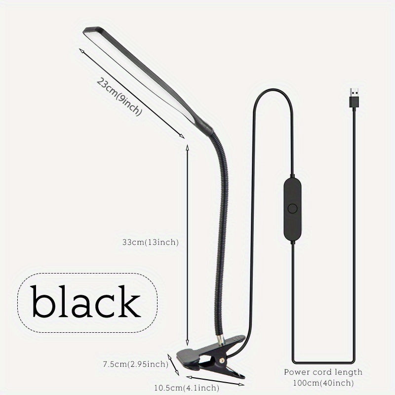 FlexiGlow - Adjustable LED Desk Lamp with Clamp
