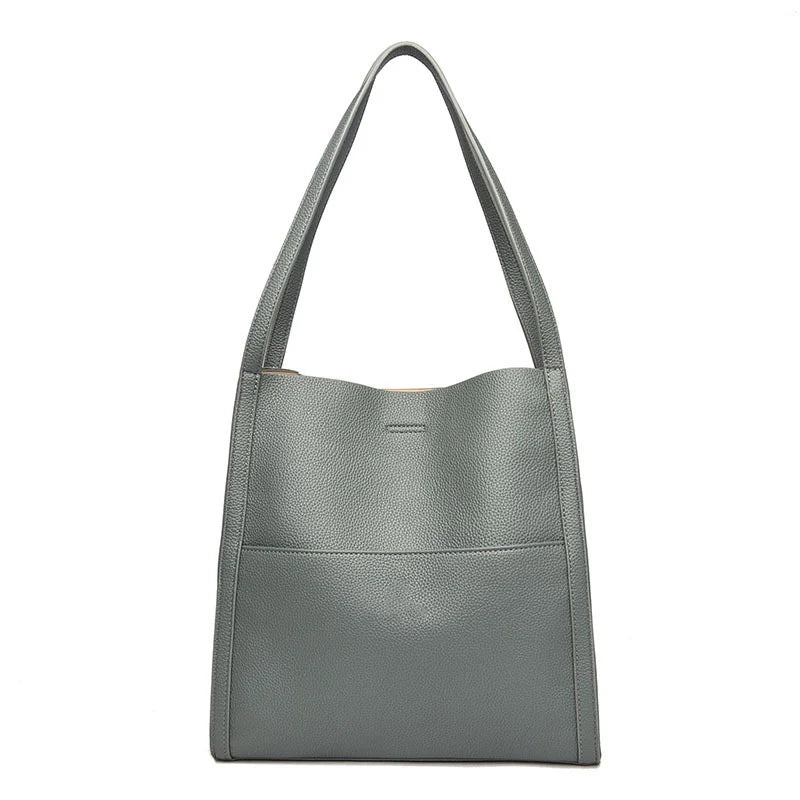 LuxeCarry - Elegant Leather Shoulder Bag for Women