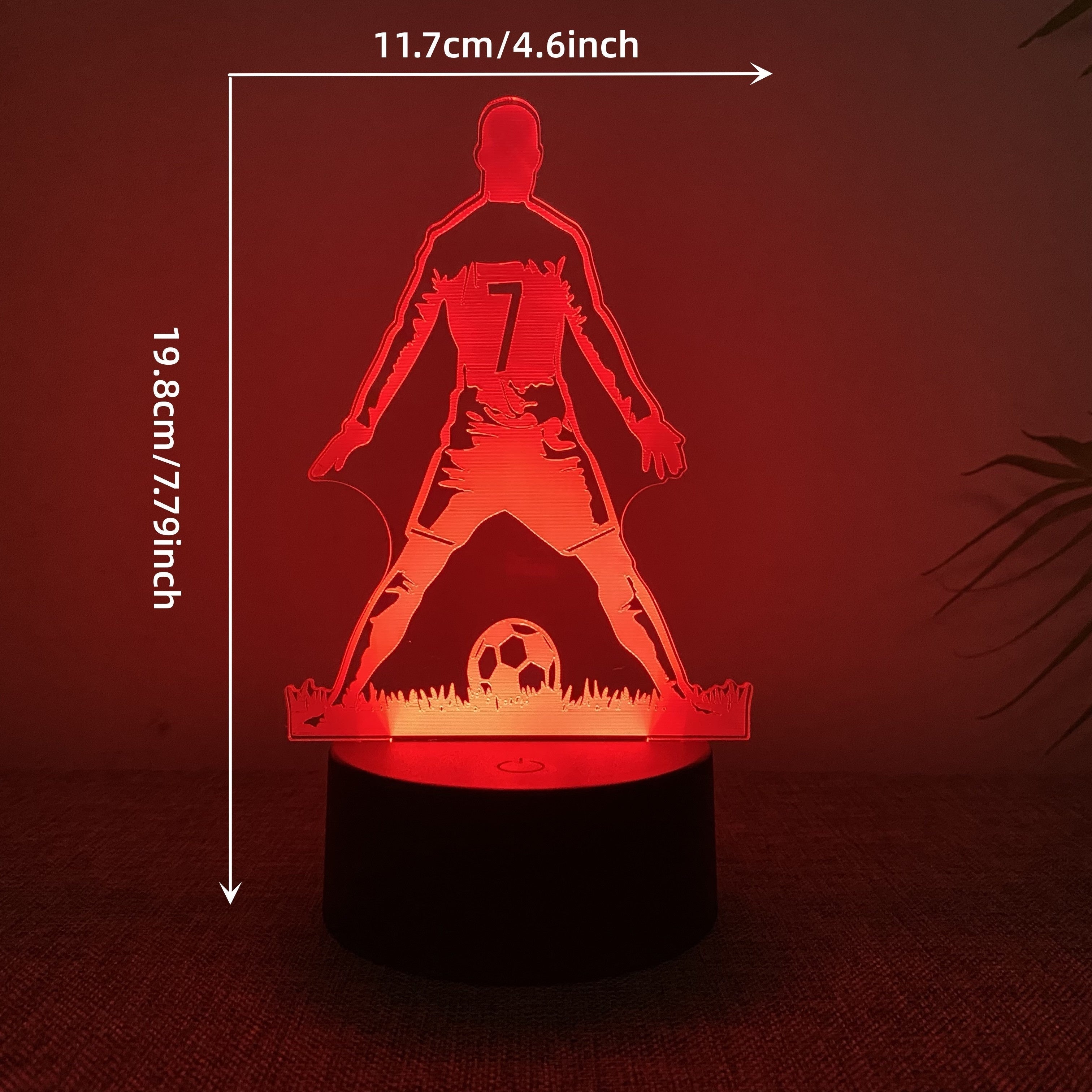 SportGlow – 3D Football Player LED Mood Light with Color Change