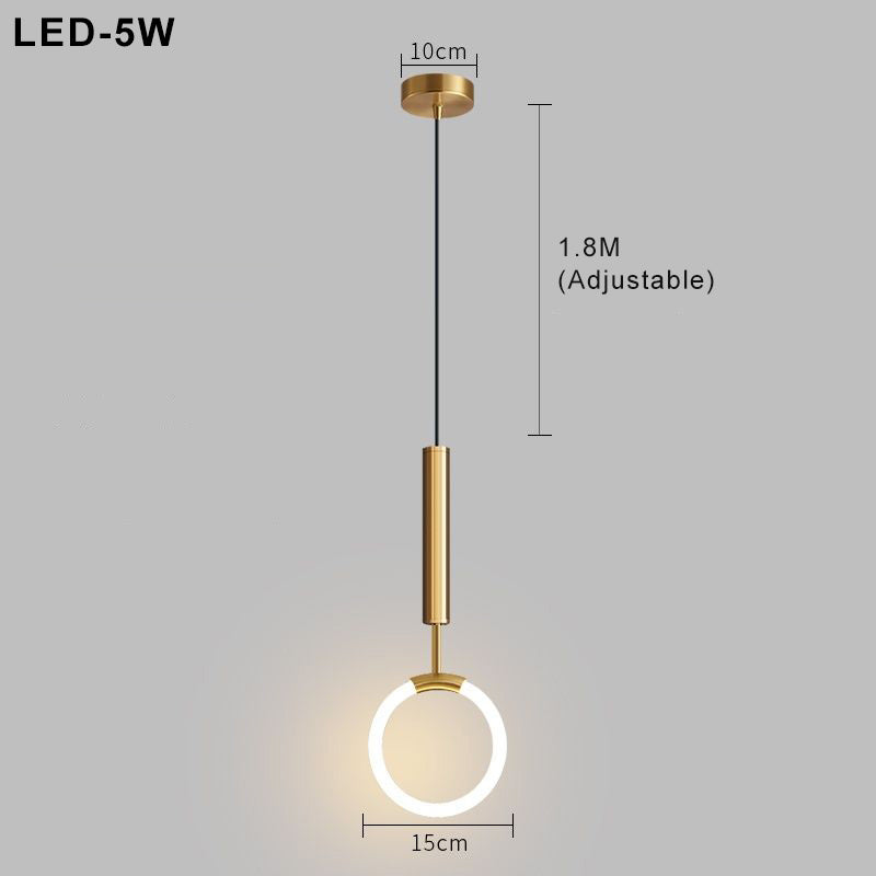 Nordic Elegance Ceiling Lamp - Scandinavian LED Pendant Lamp