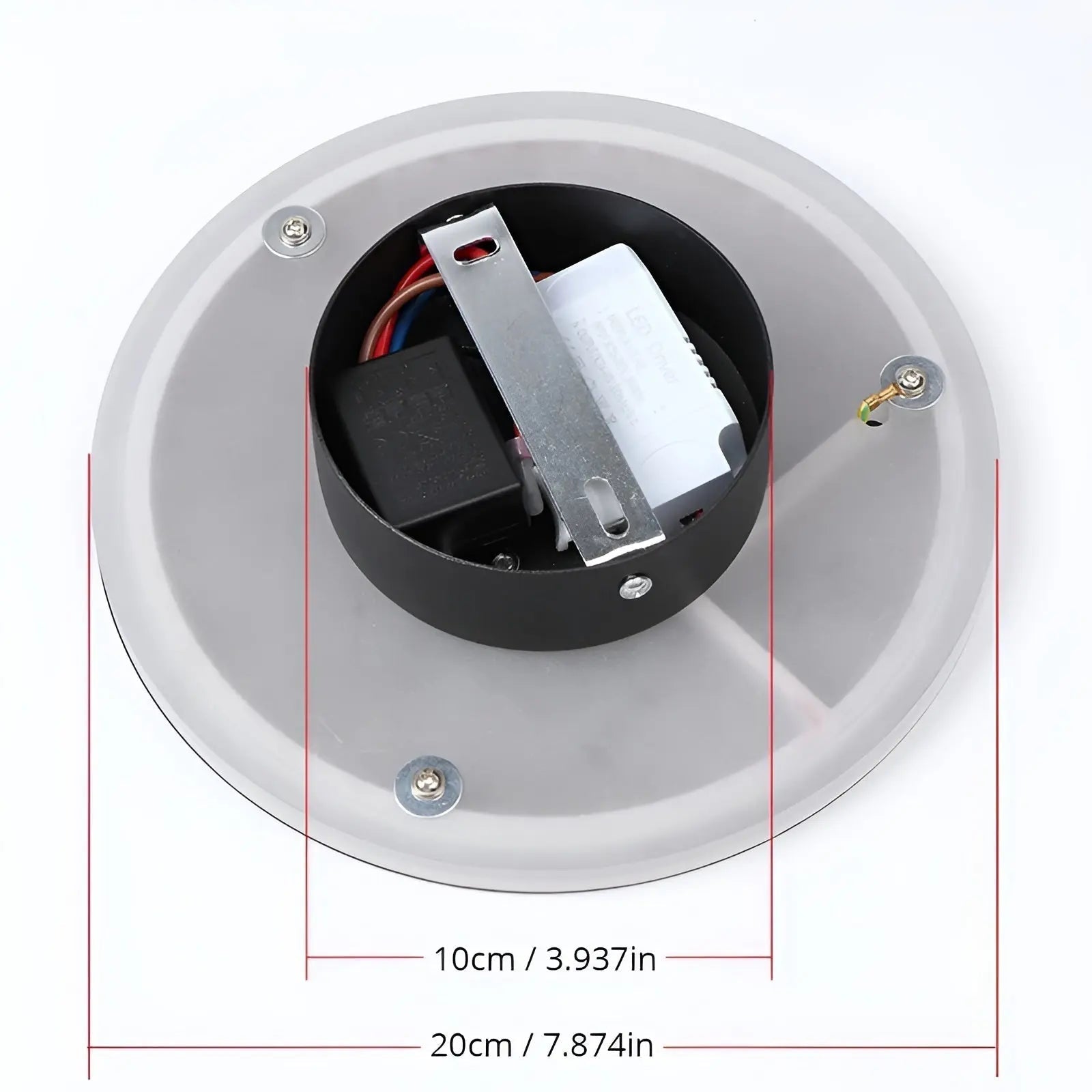 Stylish lighting: Luxurious LED wall lamp with elegant acrylic and touch control