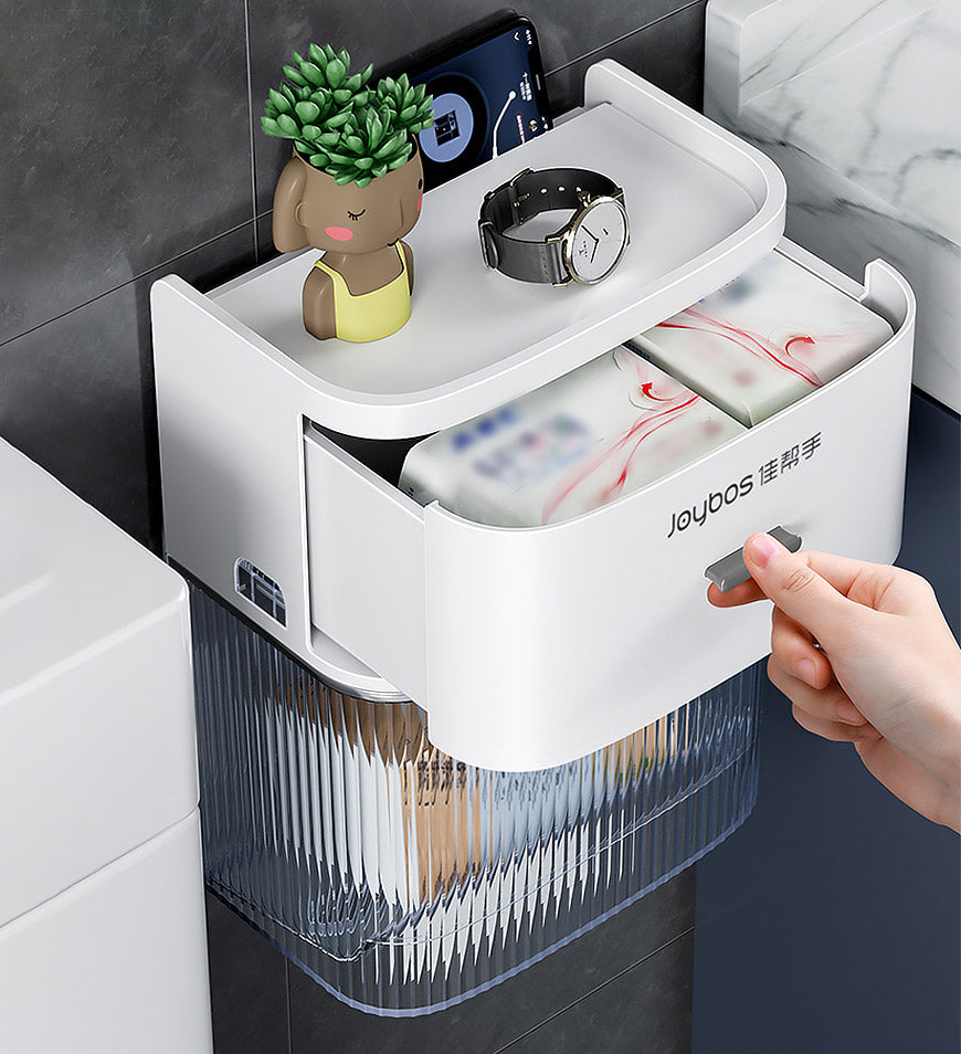 SmartStore - Luxe Toilet Paper Holder with Storage Space