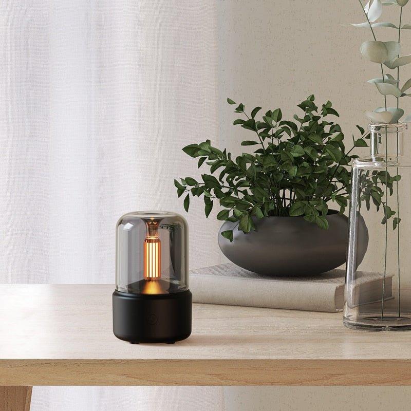 AromaGlow – Elegant Diffuser Lamp with Warm Light
