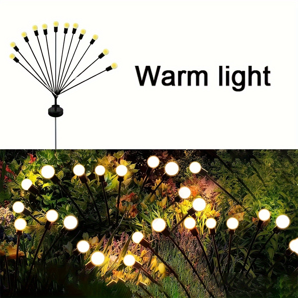 SolarFirefly lights - Stylish LED taming boom for outdoor use