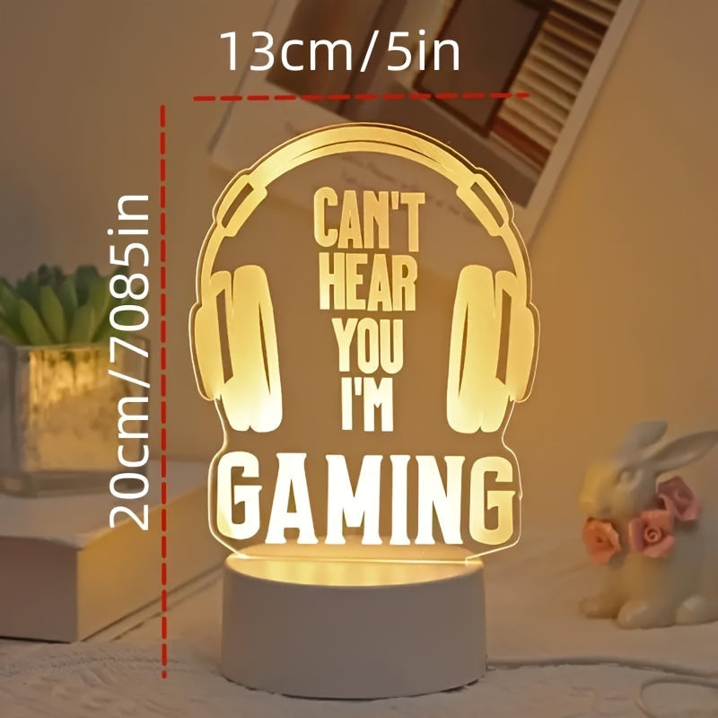 GameLamp - Compact LED Table Lamp with USB