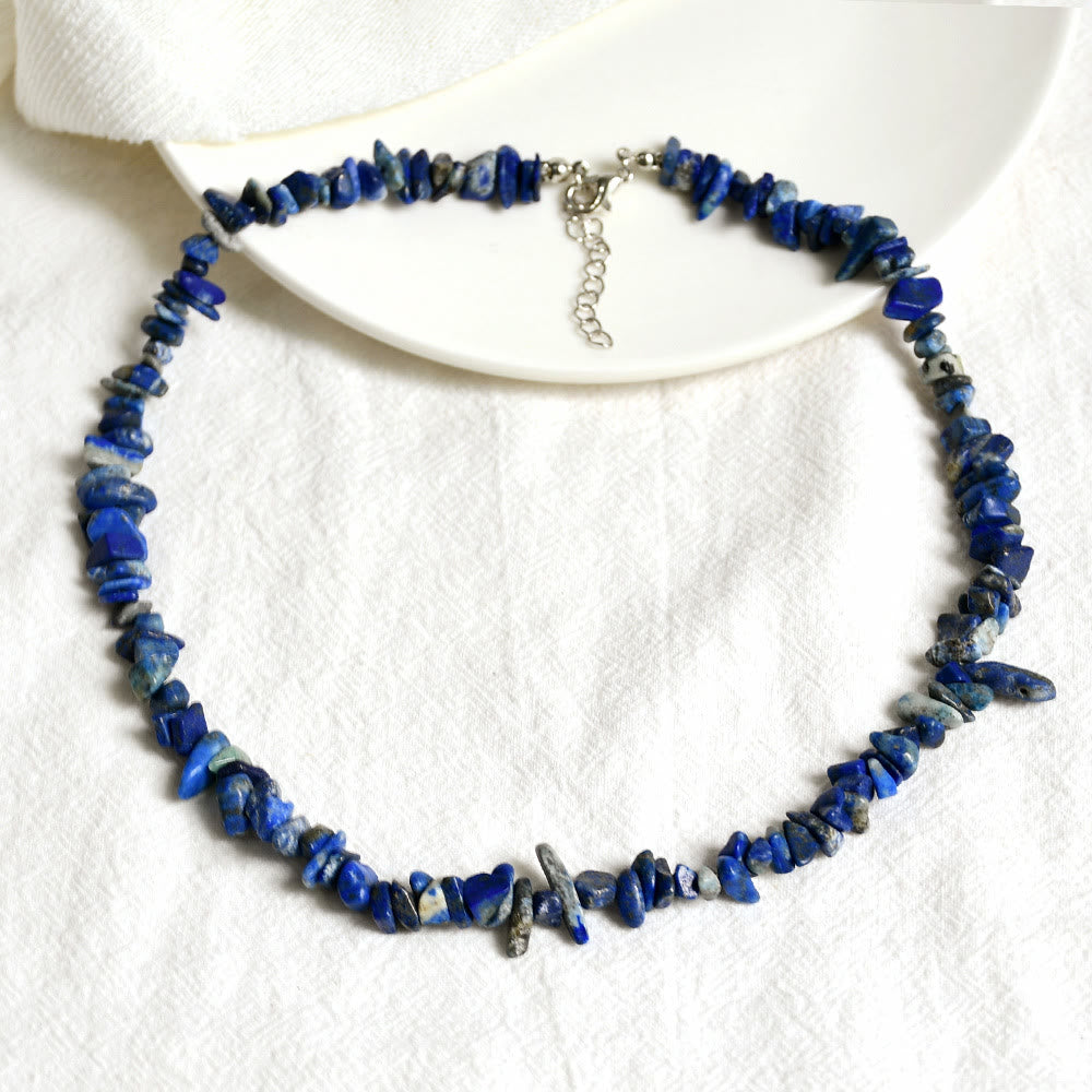 Elegant Polished Crystal Necklace - Lina