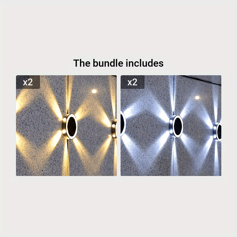 SolarGlow – 6 LED Utomhusbelysning med Solenergi