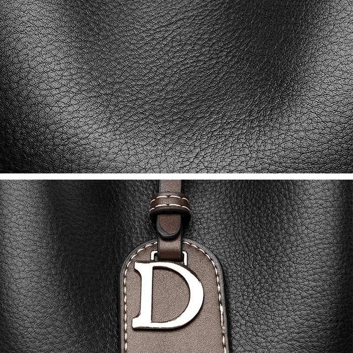 LuxeCarry - Elegant Leather Shoulder Bag with Lots of Space
