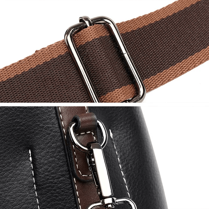 LuxeCarry - Elegant Leather Shoulder Bag with Lots of Space