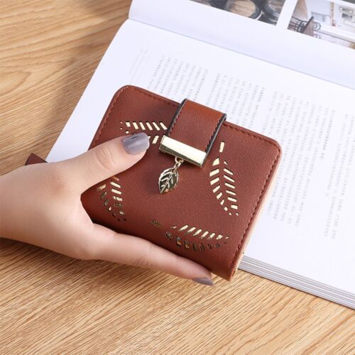 GoldenLeaf – Luxury Leather Wallet with Leaves