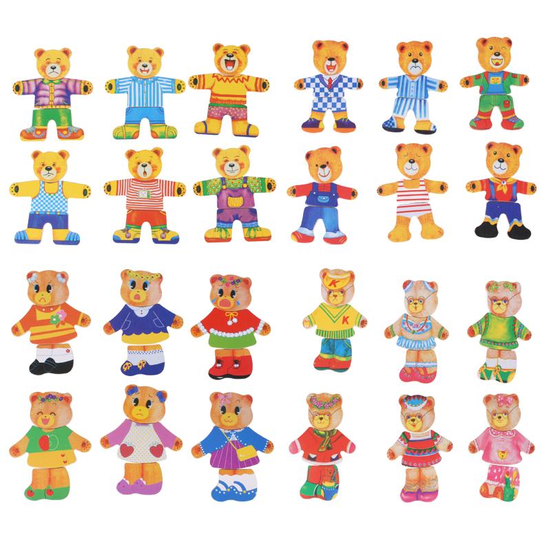 WoodCraft Puzzle - 100 Clothing Creations for Children