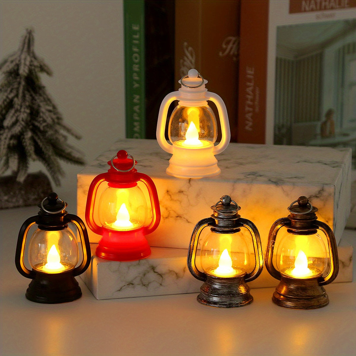 Retro LED Mini Lanterns – Atmospheric Lighting for Parties