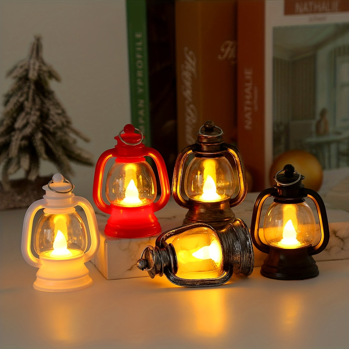 Retro LED Mini Lanterns – Atmospheric Lighting for Parties