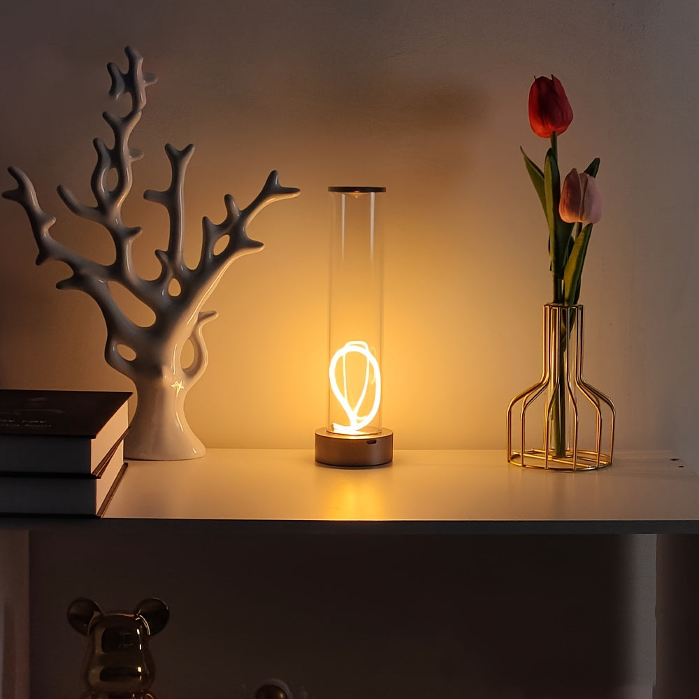 LumiFlex - Stilig LED Bordslampa med USB Laddningsfunktion