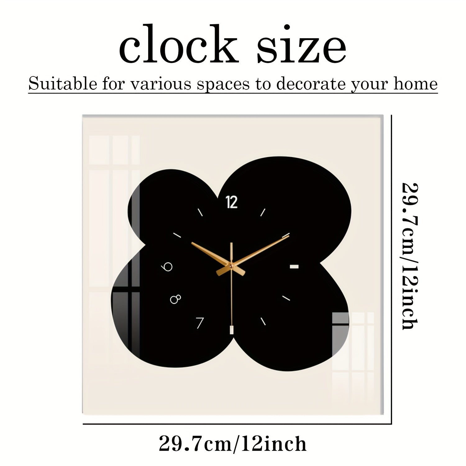 FloralTime Clock - Elegant Wall Clock with Flowers