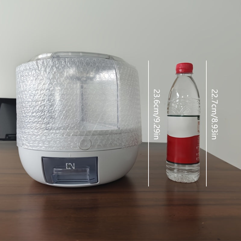 GrainGuard – Elegant Rotating Storage Box for Grain