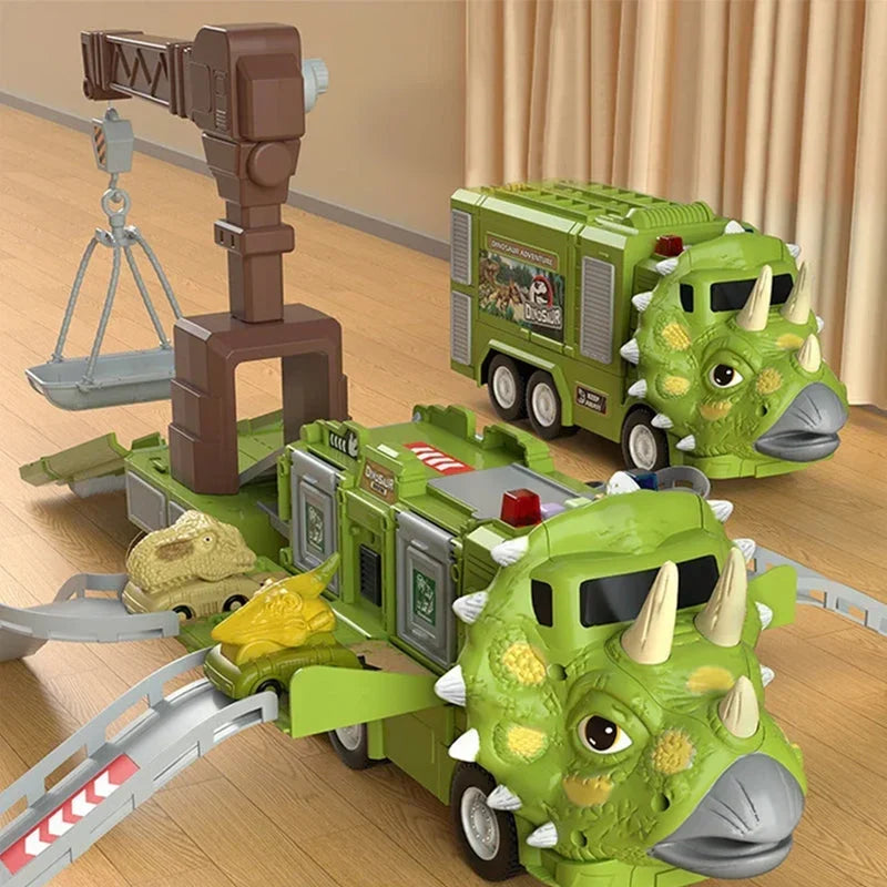 DinoRoar Truck - Foldable Dinosaur Adventure Truck