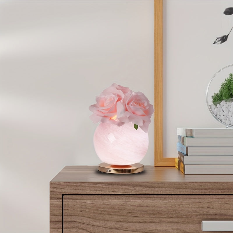 LumiDecor – Stylish LED Table Lamp with USB Charging Function