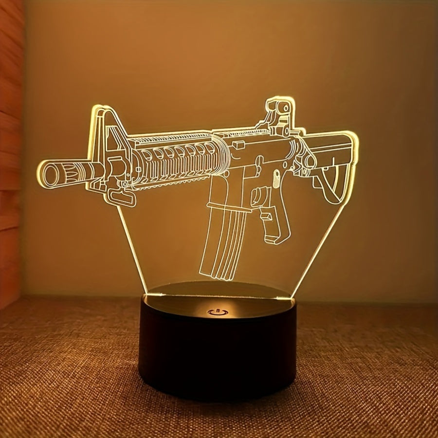 GeoLume - 3D LED Desk Lamp with Touch