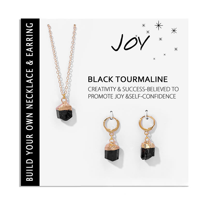 Tempting Crystal Jewelry Set with Necklace and Earrings - Elara