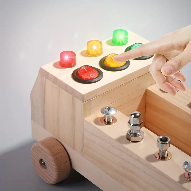 Montessori Busy Board - Learn and Play with LEDs